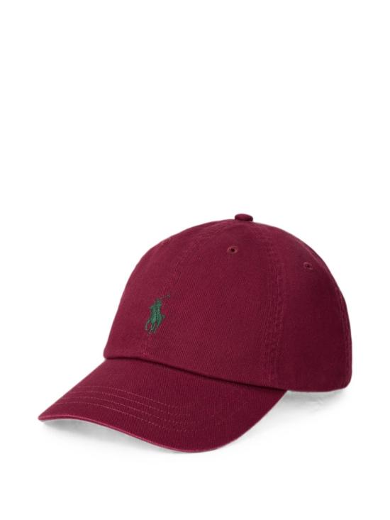 26FW 폴로 랄프로렌 클래식 로고 자수 스포츠 볼캡 710667709 517 Bordeaux