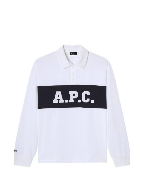 26FW 아페쎄 긴팔 티셔츠 COHRU H26633AAB White