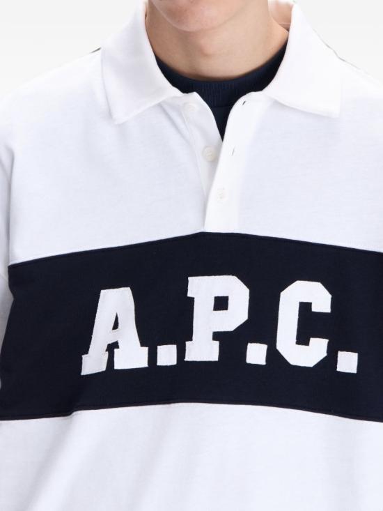 26FW 아페쎄 긴팔 티셔츠 COHRU H26633AAB White - A.P.C.