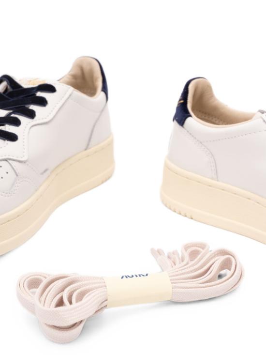 26FW 오트리 메달리스트 로우 레더 스니커즈 AULW VZ02WHITE SPACE - AUTRY
