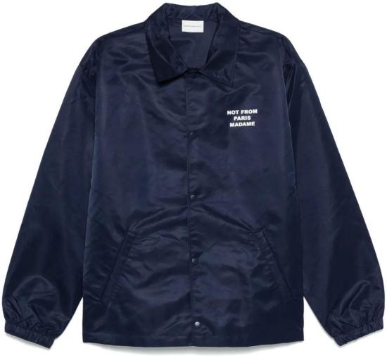 26SS 드롤드무슈 코트 PERMJT183PA014 NAVY