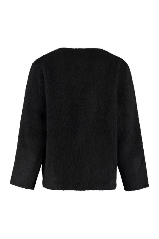 26FW 아워레가시 모헤어 가디건 M4206CBM BLACK MOHAIR - OUR LEGACY
