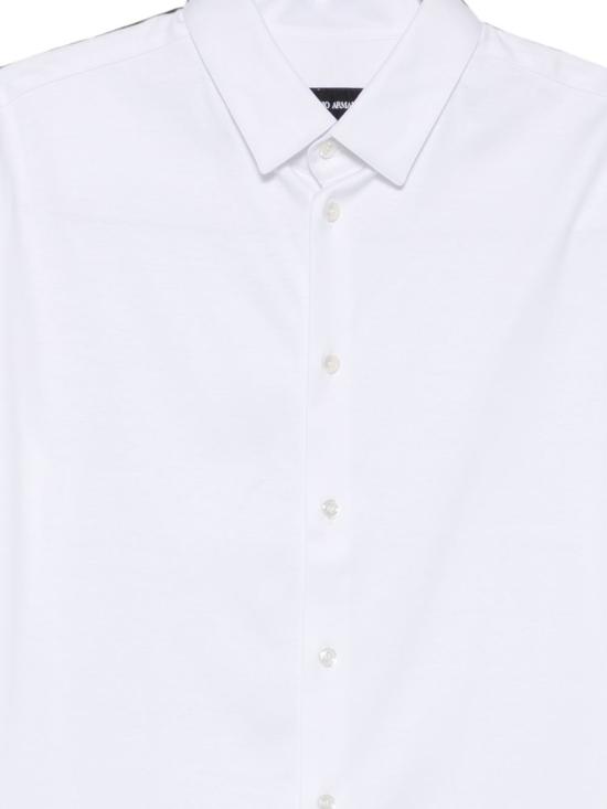 26FW 조르지오 아르마니 긴팔 셔츠 GM000056 TE10459U0002 Brilliant white - GIORGIO ARMANI