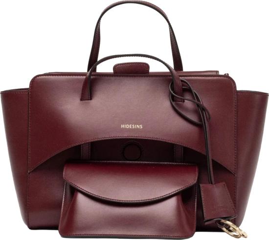 26FW 히데신스 토트백 FL12TRBORDEAUX RED - HIDESINS