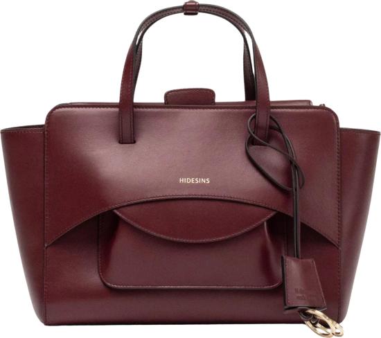26FW 히데신스 토트백 FL12TRBORDEAUX RED