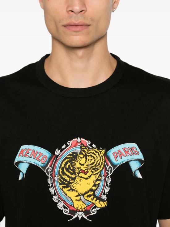 26FW 겐조 반팔 티셔츠 FG65TS2984SG 99J NOIR - KENZO