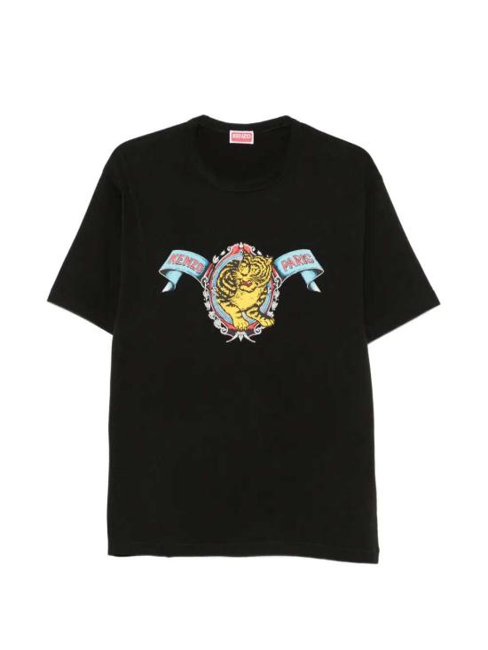 26FW 겐조 반팔 티셔츠 FG65TS2984SG 99J NOIR