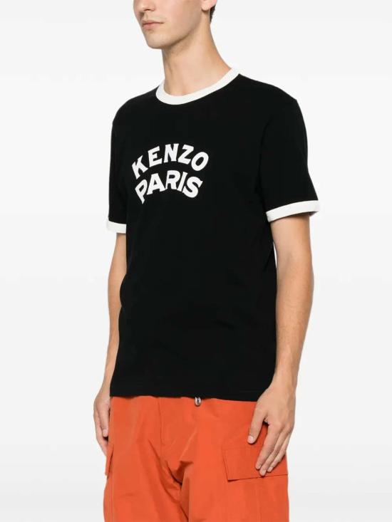 26FW 겐조 반팔 티셔츠 FG65TS1644SK 99J NOIR - KENZO
