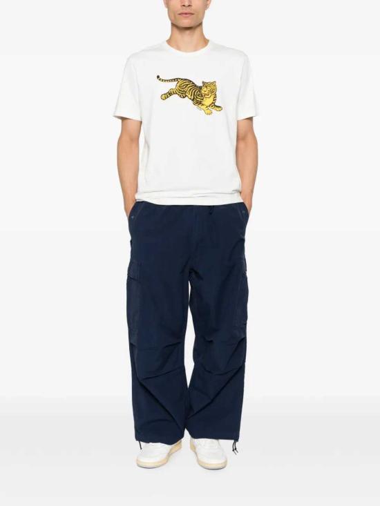 26FW 겐조 반팔 티셔츠 FG65TS1654SG 02 BLANC CASSE - KENZO