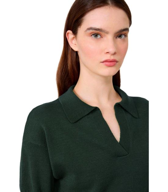 26FW 위켄드막스마라 폴로 티셔츠 2625366151600 007 S Green - WEEKEND MAX MARA