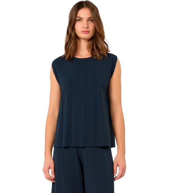 26FW 위켄드막스마라 민소매 티셔츠 2625366021600 004 S Blue - WEEKEND MAX MARA