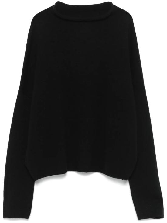 26FW 리사 양 긴팔 티셔츠 202160BLACK