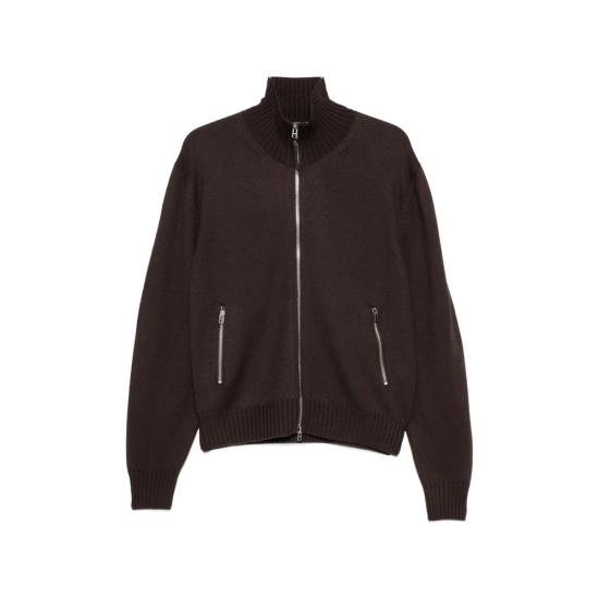26FW 톰포드 집업 니트 YMW152 KZL027 ECJ BROWN