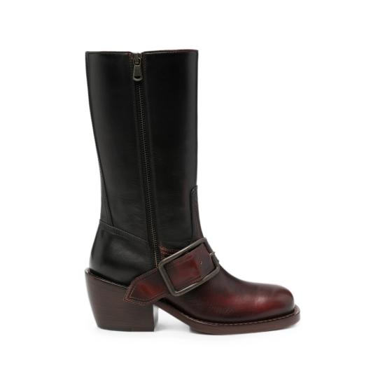 26FW 드리스 반 노튼 부츠 0109 011709 712 BLACK RED