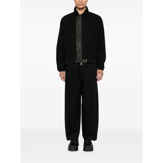 26FW 사카이 봄버 자켓 26 04035M 045 BLACK GREEN - SACAI