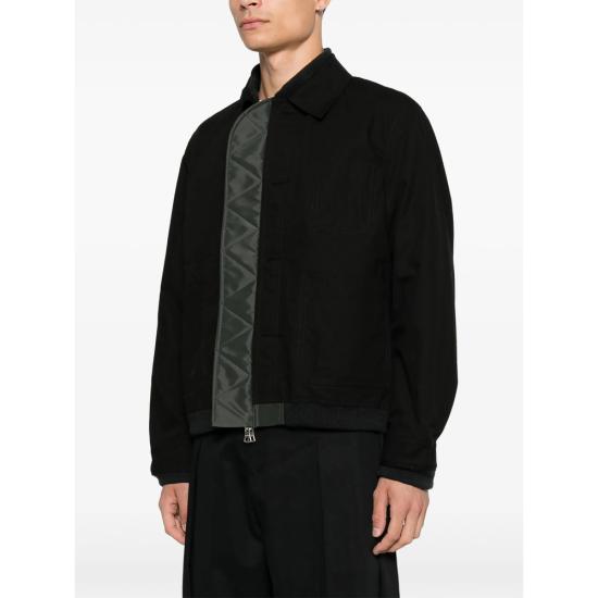26FW 사카이 봄버 자켓 26 04035M 045 BLACK GREEN - SACAI