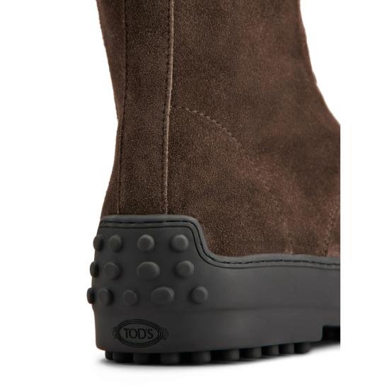 26FW 토즈 윈터 고미노 앵클 부츠 XXW84L0JU70R E0S808 BROWN - TODS