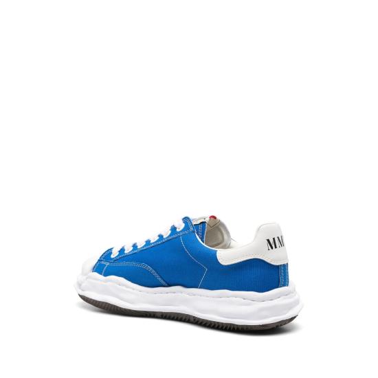 26FW 메종 미하라 야스히로 블레이키 OG 솔 캔버스 로우탑 스니커즈 A08FW735 CLBLU BLUE - MAISON MIHARA YASUHIRO