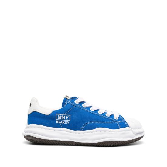 26FW 메종 미하라 야스히로 블레이키 OG 솔 캔버스 로우탑 스니커즈 A08FW735 CLBLU BLUE