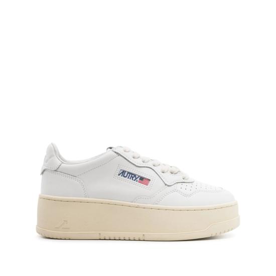 26FW 오트리 메달리스트 플랫폼 스니커즈 PTLW LL15 WHITE