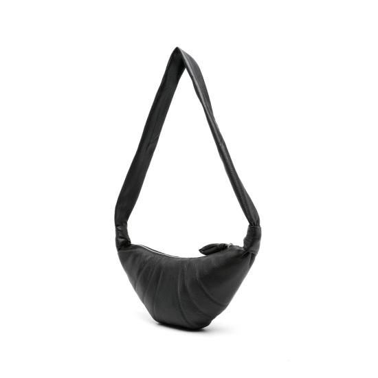 26FW 르메르 크루아상 레더 숄더백 BG0003 LL0018 BK999 BLACK - LEMAIRE