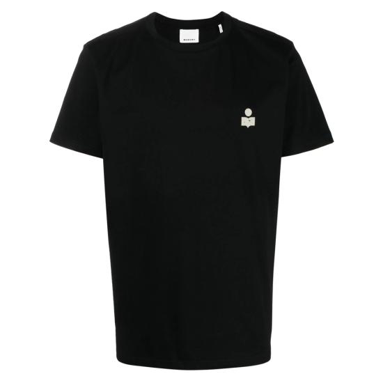 26FW 이자벨마랑 반팔 티셔츠 B1N19H TS0047HA BKEC BLACK