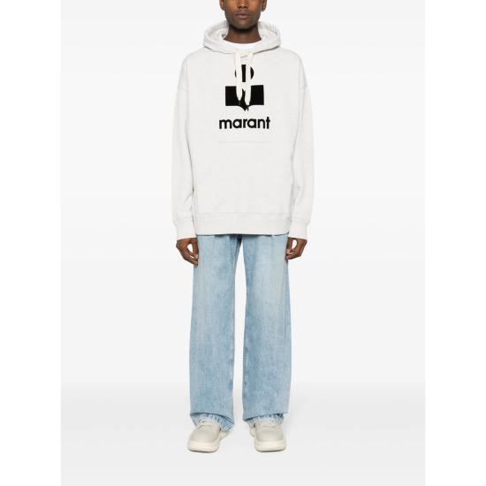 26FW 이자벨마랑 후드 티셔츠 B1M18H SW0027HA 23EC GREY - ISABEL MARANT