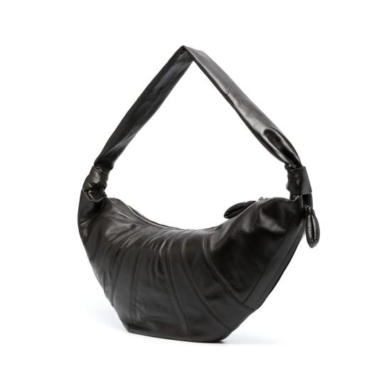 26FW 르메르 크루아상 라지 소프트 그레인드 레더 크로스백 BG0000 LL095 BR490 BROWN - LEMAIRE