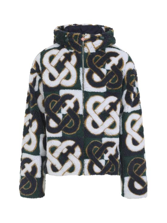 26FW 카사블랑카 자켓 MPF26JK498 01 Green Navy Blue