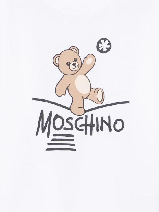26FW [키즈] 모스키노 티셔츠 HZO00JLAA20 10101 Bianco - MOSCHINO