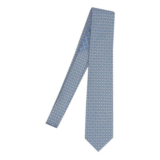 26FW 살바토레 페라가모 넥타이 794943 351459AZZURRO Blue