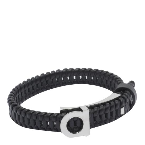 26FW 살바토레 페라가모 브레이슬릿 796114 770425NERO Black - SALVATORE FERRAGAMO