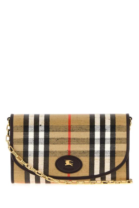 26FW 버버리 하이랜드 체인 스트랩 월렛 8112274 B9368 Checked