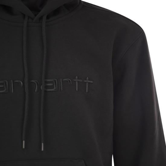 26FW 칼하트 후드 칼하트 스웨트셔츠 I030547 BLACK - CARHARTT