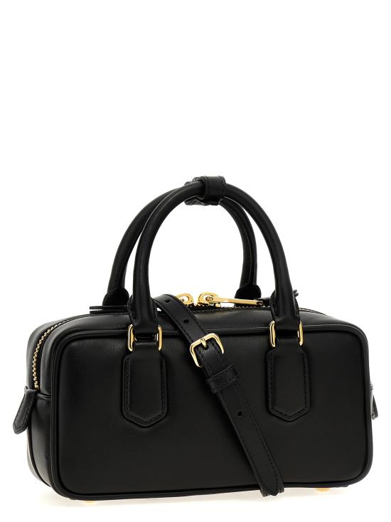 26FW 미우미우 토트백 5BB142VOONACR3F0002 Black - MIU MIU