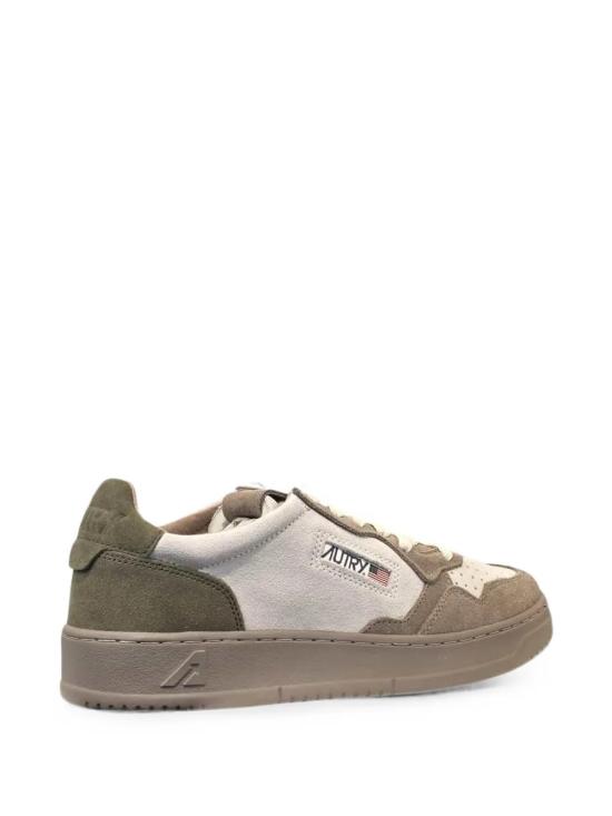 26FW 오트리 메달리스트 로우 스니커즈 AULM TS40 Beige - AUTRY