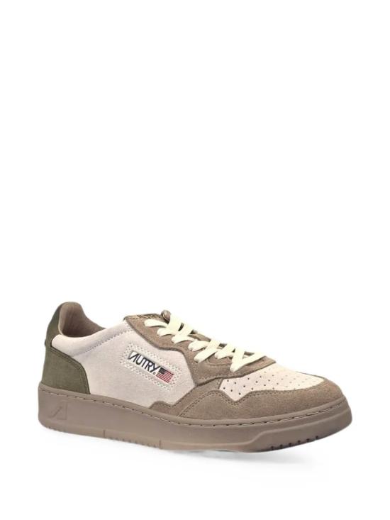 26FW 오트리 메달리스트 로우 스니커즈 AULM TS40 Beige - AUTRY