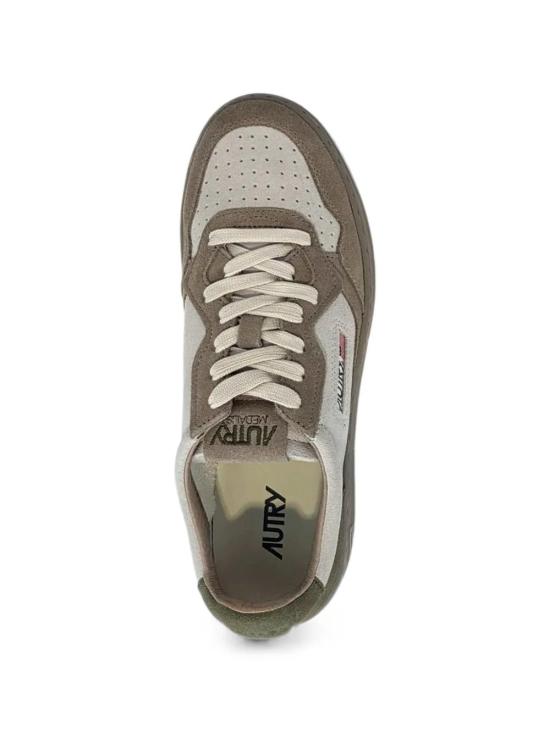 26FW 오트리 메달리스트 로우 스니커즈 AULM TS40 Beige - AUTRY