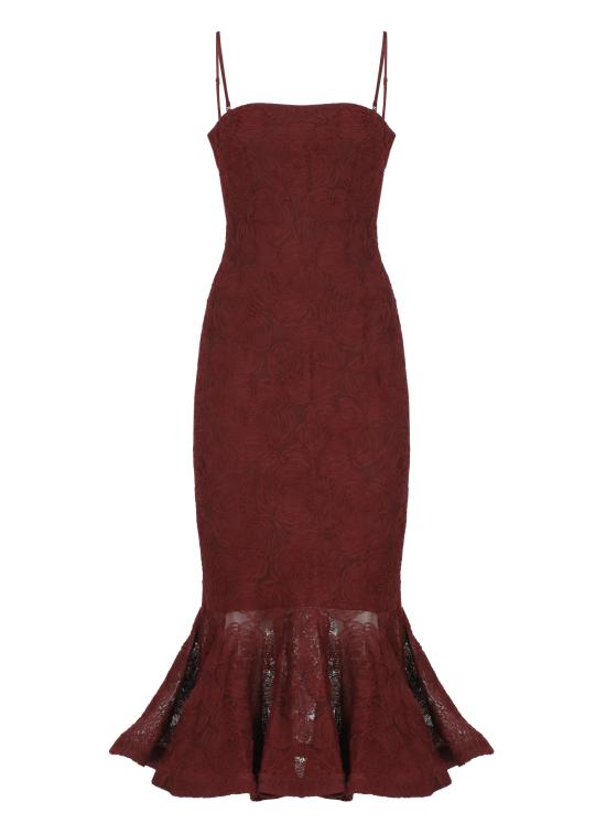 26FW 로테이트 미디 원피스 116275741 Burgundy