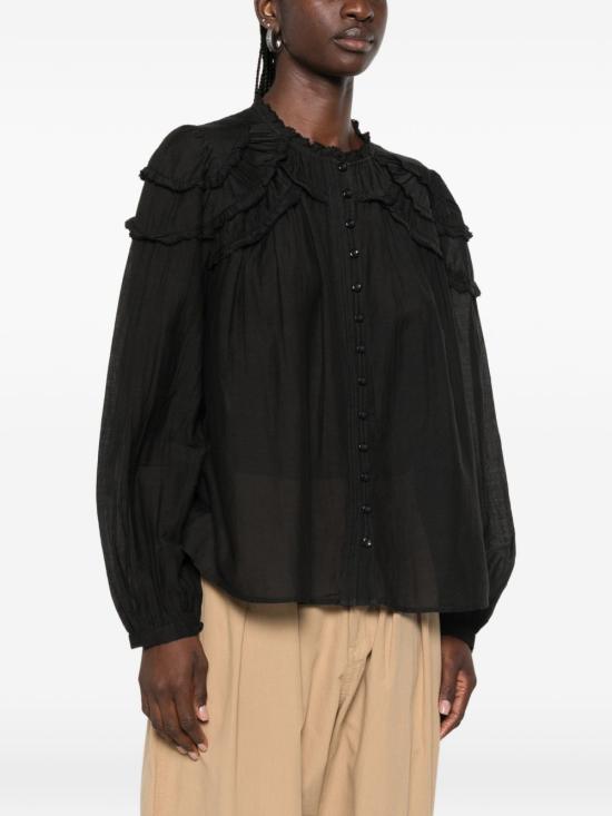 26FW 이자벨마랑에뚜왈 크리스타 블라우스 크리스타 블라우스 HT0681FB B3J04E01BK - ISABEL MARANT ETOILE
