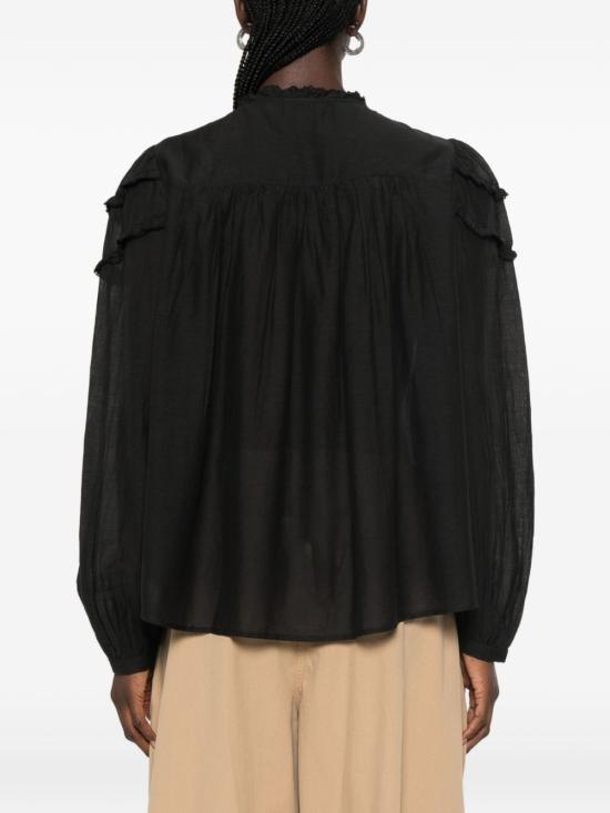 26FW 이자벨마랑에뚜왈 크리스타 블라우스 크리스타 블라우스 HT0681FB B3J04E01BK - ISABEL MARANT ETOILE