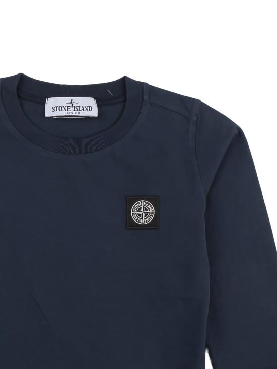 26FW [키즈] 스톤 아일랜드 티셔츠 2100002 S0047V0029 NERO - STONE ISLAND