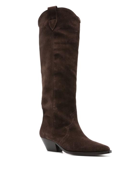 26FW 이자벨마랑 덴비 스웨이드 카프스킨 카우보이 부츠 BT0001FA A1A03S50CL MARRONE - ISABEL MARANT