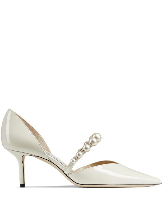 26FW 지미추 힐/펌프스 AURELIE65XKM LW BIANCO