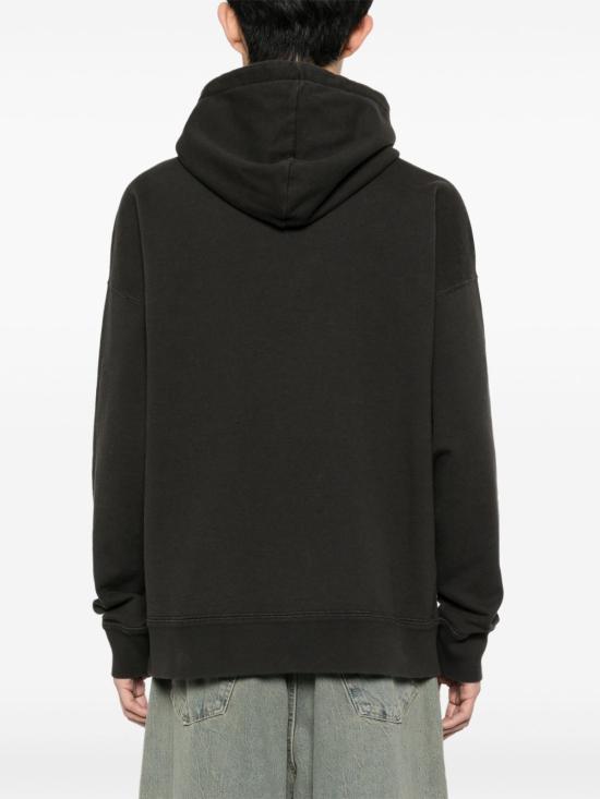 26FW 이자벨마랑 마일리 로고 후드 티셔츠 SW0027HA B1M18H02FK Nero - ISABEL MARANT