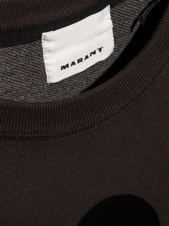 26FW 이자벨마랑 미코이 로고 스웨트 셔츠 SW0029HA B1M18H02FK Nero - ISABEL MARANT