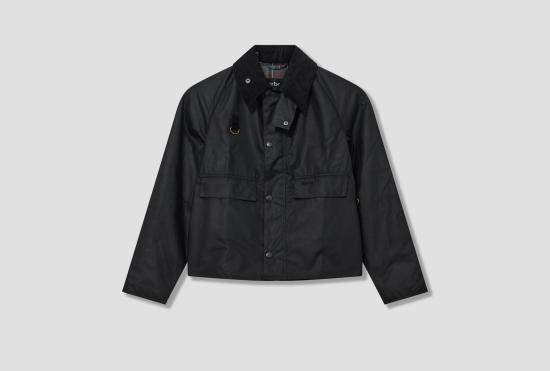 26FW 바버 SPEY 스페이 슬림 왁스 재킷 MWX1212 BK71 Nero