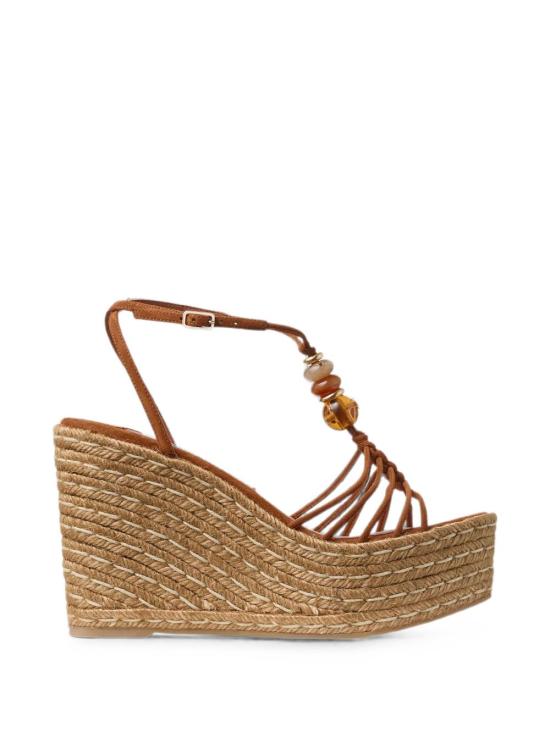 26FW 지미추 샌들 LEMIWEDGE100IPV TANMIX BEIGE