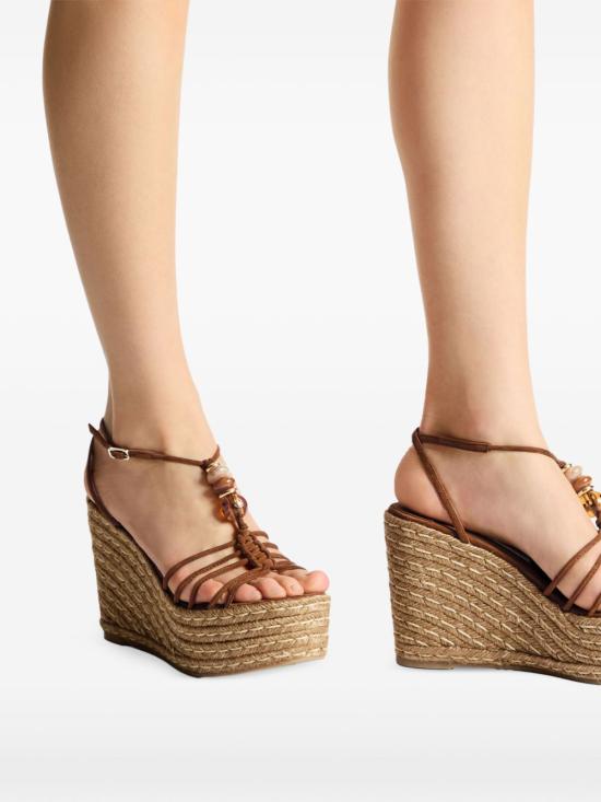 26FW 지미추 샌들 LEMIWEDGE100IPV TANMIX BEIGE - JIMMY CHOO