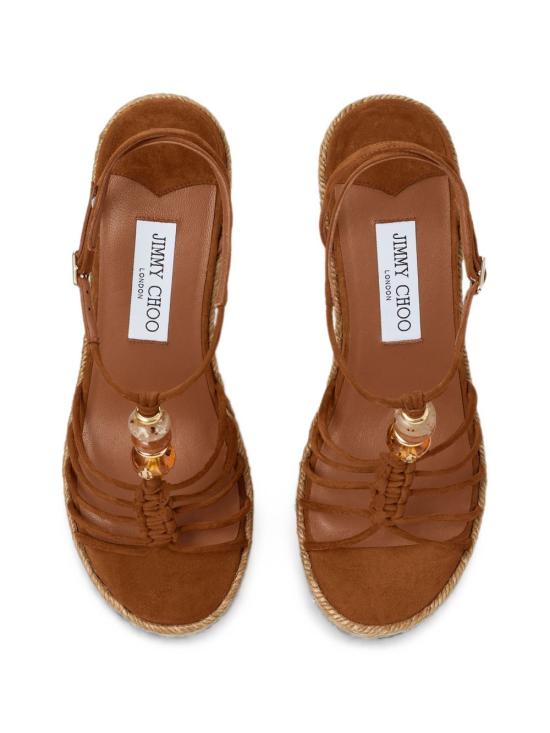 26FW 지미추 샌들 LEMIWEDGE100IPV TANMIX BEIGE - JIMMY CHOO